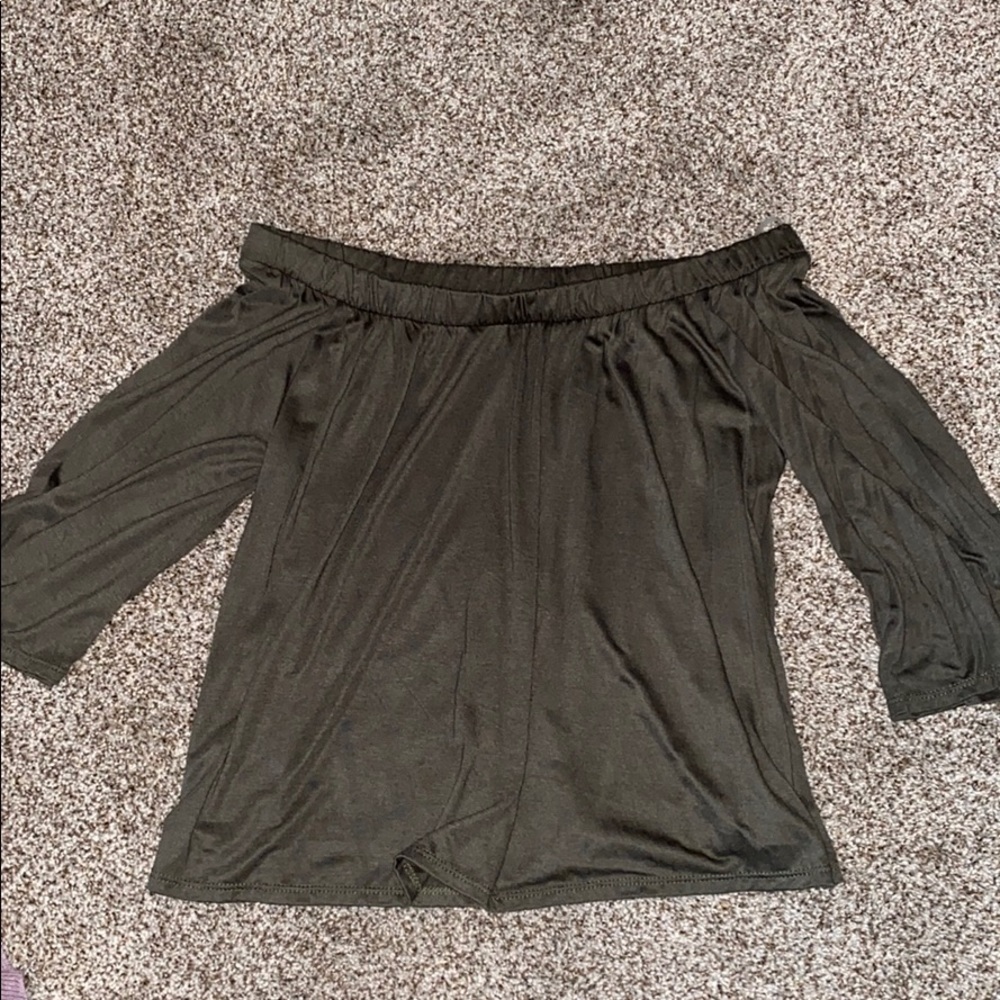 J Story Off the Shoulder top (cropped sleeves)